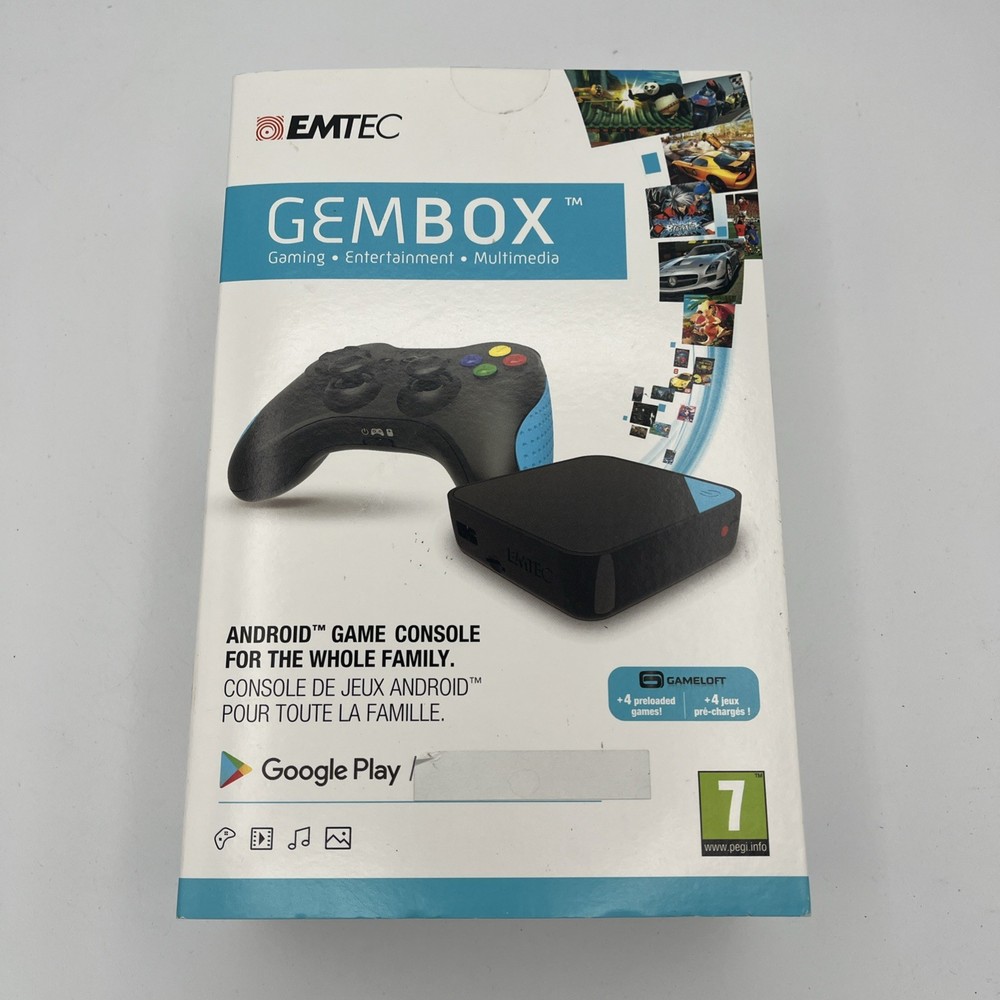 EMTEC GemBox Android Game Console – New In Box