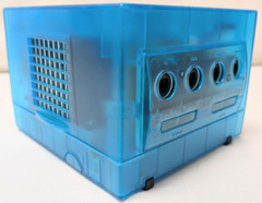 Nintendo GameCube Translucent Funtastic ICE BLUE Gaming Console System Bundle
