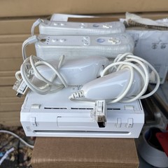 Nintendo Wii RVL-001 Console 2 Motion Plus Controllers – No AC Adapter