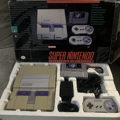 Super Nintendo SNES Console MARIO WORLD SET