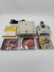 Sega Dreamcast V1 Console Controller 2 Games Web Browser Cables Tested Clean