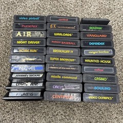 Atari 2600 System Bundle with Console, 30 Games, Joystick, Paddles, and More LOT