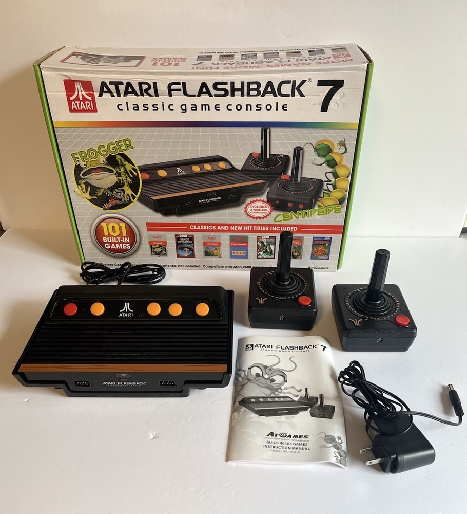 Atari Flashback 7 Classic Game Console 101 Games Frogger Centipede 2016 NIB