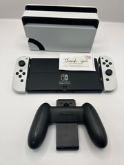 Nintendo Switch Console Tablet OLED HEG-001 w/Joy Con + Dock + Charger +HDMI BOX