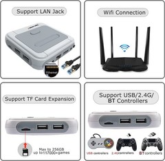 Super Console X Retro Video Game Console Built in 117,000+ Games,Emulator Consol