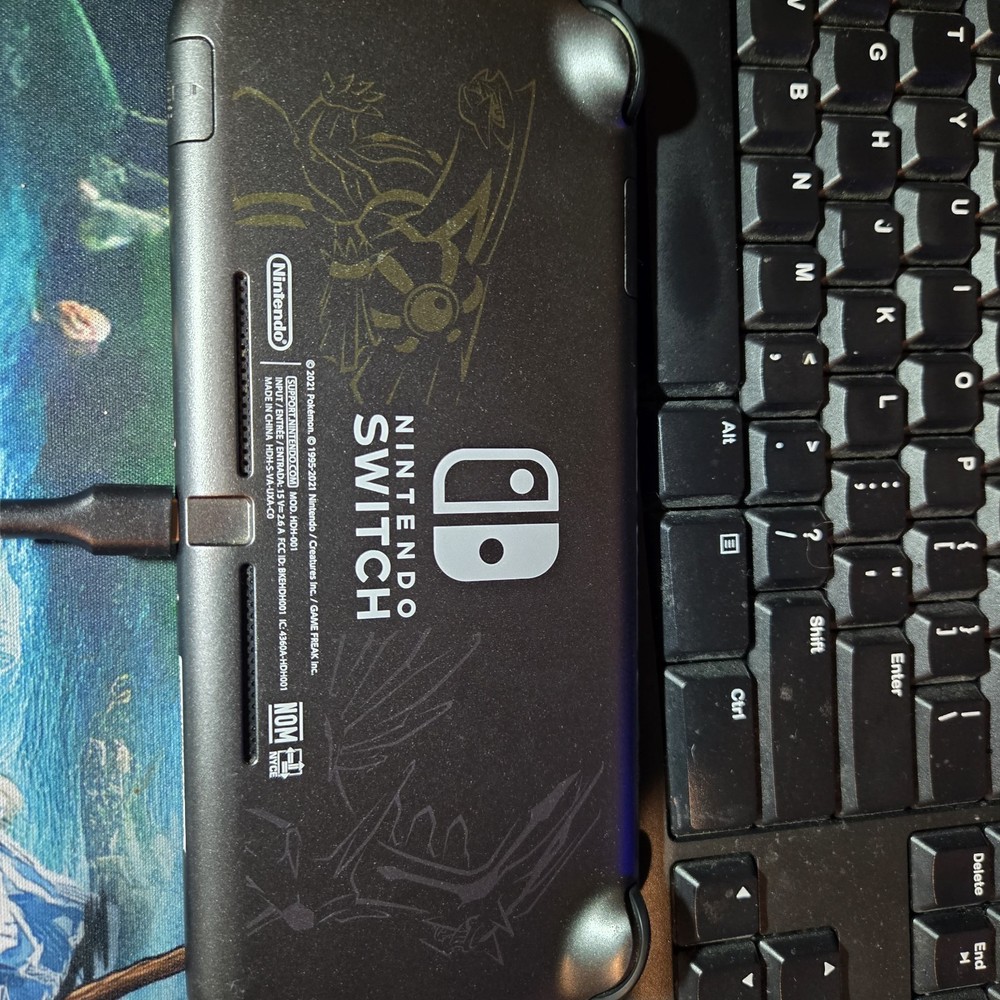 Nintendo – Switch 32GB Lite Limited: Pokémon Dialga & Palkia Gray Console ONLY