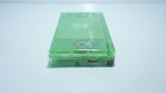 Nintendo DS Lite Transparent Clear Green & Black Handheld System with Charger