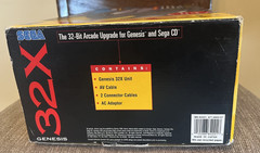 Sega 32X Unit System Console In Box w/ Crossover Cable