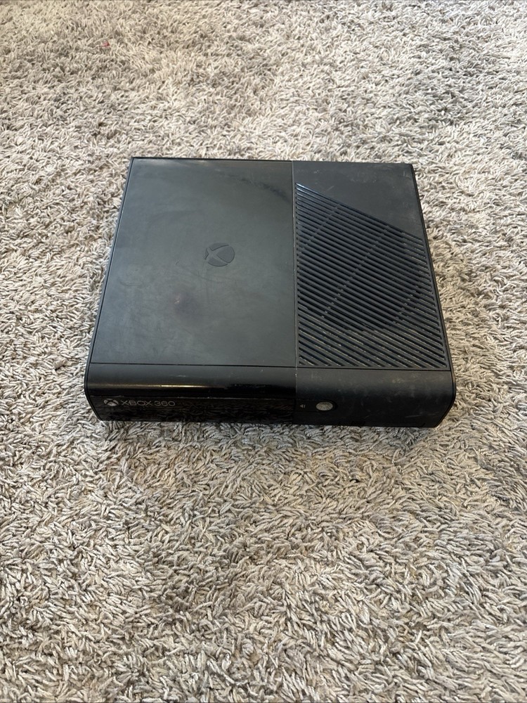 Microsoft Xbox 360 E Console Only Model 1538 Black System Tested & Working