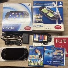 Rare Sony PlayStation Vita PCH-1100 Crystal Black CIB Starter Pack Excellent