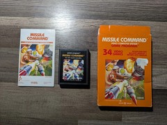 Atari Video Computer System CX-2600 Six Switch Console w/Controllers & Games CIB