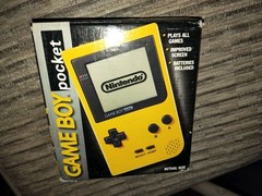 Game Boy Pocket Yellow Console Empty Box Only Nintendo