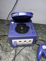 Nintendo GameCube Indigo Console Bundle OEM Controller Cords Tested Working