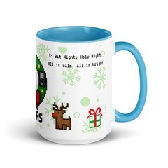 ATARI XMAS 15oz Mug — 8-Bit Holiday Chaos Edition! BEST GIFT for ATARI FAN !!!