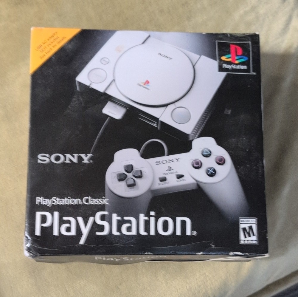 Sony PlayStation Classic Microconsole Gray HDMI Controller new in box