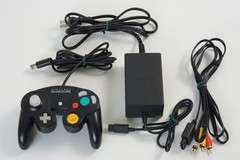 Gamecube Black Console Tested System DOL-001 JP For Japan Game CD DN11247839