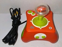 Jakks Pacific Nicktoons Plug & Play TV Games Controller Orange Slime 2004 WORKS