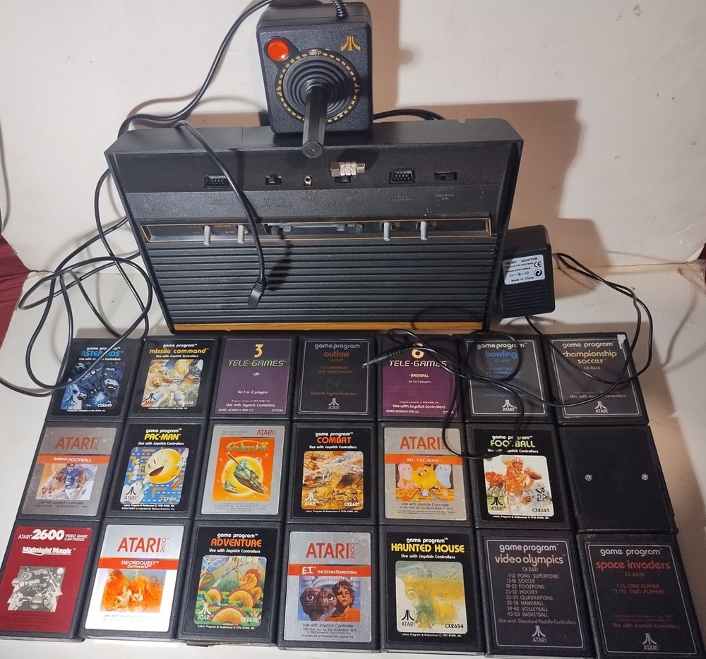 Atari 2600 VCS Console System w Games Tested