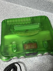 Nintendo 64 Fantastic Jungle Green Console with Expansion Pak & Controllers OEM