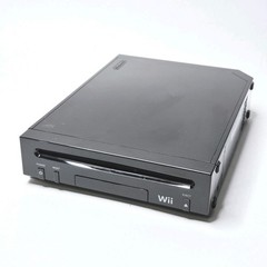 Nintendo Wii Replacement Console Only BLACK RVL-101 Tested Works * NO CORDS *