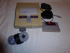 Super Nintendo + one Controller & Joe & Mac game tested Working ADULT OWNED SNES