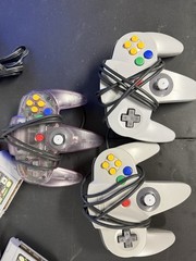 Nintendo 64 N64 Console Bundle 3 Controllers 6 Games *All Tested Working*