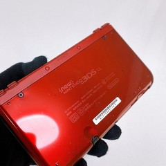 【Dual IPS】New Nintendo 3DS LL XL Metallic Red Console Stylus Japan Tested Rank A