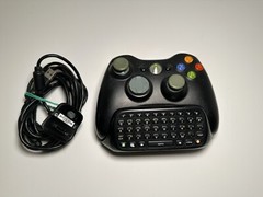 XBox 360 S Console Bundle with controller, keyboard attachment, and 5 games