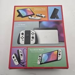 Nintendo Switch OLED HEG-001 Sysyem Console White W/ Joycons & Box Adult Owned