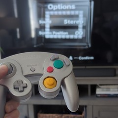 Nintendo GameCube Silver Console Bundle w/ Controller Cables Memory Cards TESTED