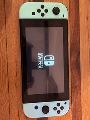 Nintendo Switch Animal Crossing Edition Console Dock Joy-Cons Tested Works