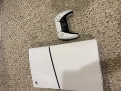 Sony PlayStation 5 Slim Disc White 1tb With Original Cables And Controller