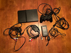 Sony PlayStation 2 Slim Console – Black TESTED