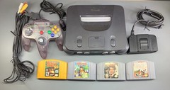 Nintendo 64 console bundle w expansion pak Donkey 64 Diddy 007 Mario Tennis