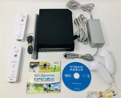 Nintendo Wii Video Game Console With Wii Sports Black System Bundle Controllers