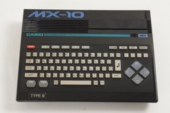 MSX MX-10 BK CASIO Personal Computer Tested JAPAN Game System only 3050747