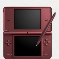Nintendo DSi LL Console Handheld System Wi-Fi Capability Headphone Jack Wine Red