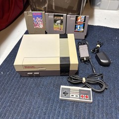 Nintendo Entertainment System NES Console Bundle Controller 3 Games New 72 Pin.