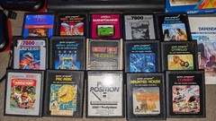Atari 7800 system 15 Games,2 Controllers hook ups Tested to work Nice condition