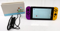 Nintendo Switch Animal Crossing New Horizon Edition W/Purple, Orange Joy-Cons