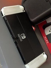 Nintendo Switch OLED Handheld Console – 64GB – MINT With Carrying Case!!