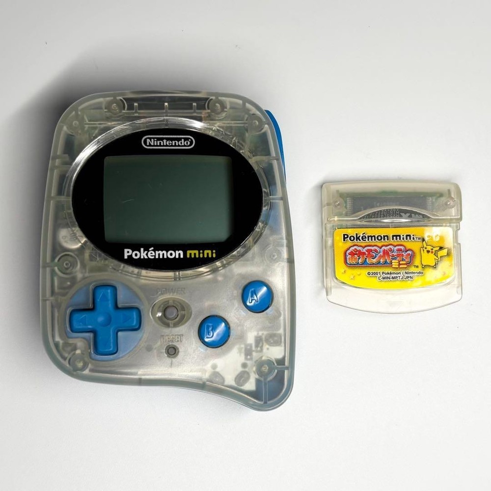 NINTENDO Pokemon Mini Handheld Console & Pokemon Party Used from JAPAN