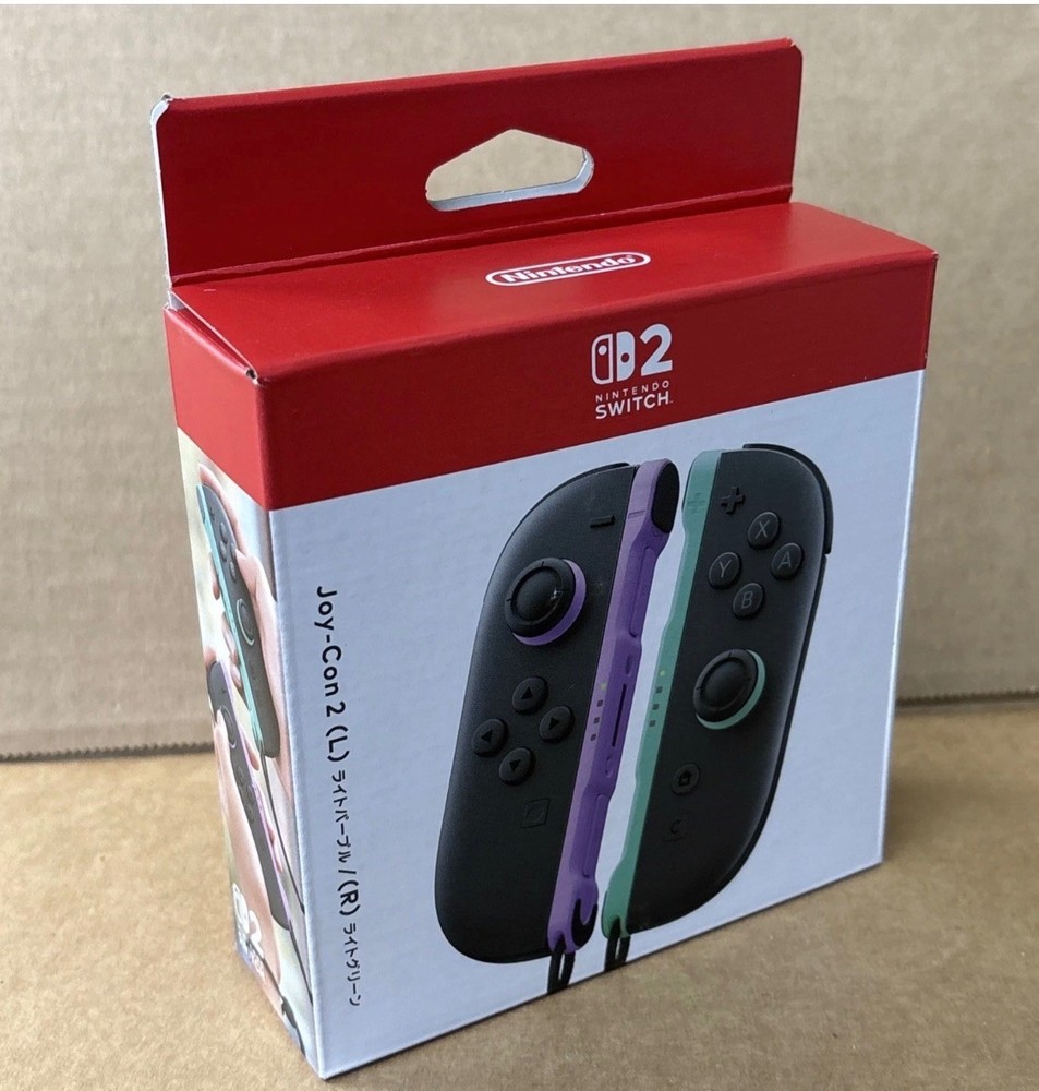 Nintendo Joy-Con 2 Controller Set, Left and Right, Light Purple and Light Green