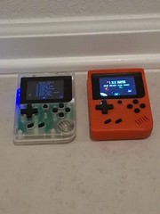 Handheld Game Console Game Box 8-bit retro Lot of 2