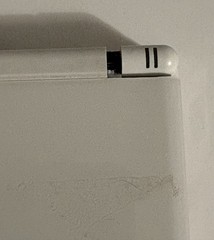 Nintendo DS Lite White Broken Hinge Works Plays Both Sides Parts Or Repair READ