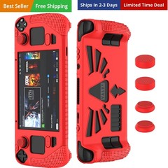 Compatible with Steam Deck OLED & LCD Standing Protective Case, Thickening Si…