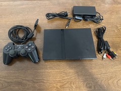 Sony PlayStation 2 Slim Console SCPH-75001 w/Controller (TESTED/ NEW LASER)