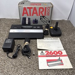 Atari 2600 JR Console In Box Tested With Matching Serial Number Tested READ