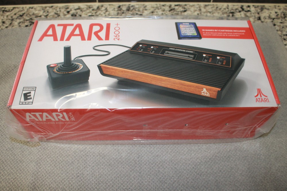 FACTORY SEALED Atari 2600+ Plus Gaming Console Includes 10 in 1 Game Cartridge