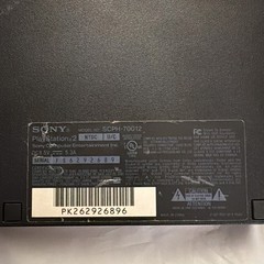 Sony PlayStation 2 Slim Console Black (SCPH-70000 Series) Game System